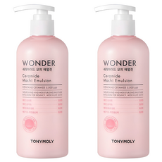 Crème hydratante Tony Moly Wonder Ceramide Mochi en flacon de 300 ml, lot de 2, prix réduit - Product Image 1