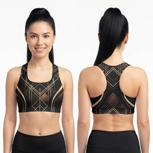 Sujetador Deportivo de Fitness MMA para Mujer, Top Corto Personalizado con Estampado Completo, Tejido Transpirable de Secado Rápido, Flexible y Atlético - Product Image 2