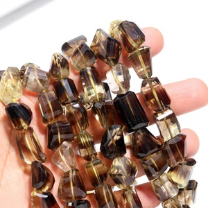 Cuentas facetadas de limón natural bio, pepitas de piedras preciosas sueltas al por mayor para la fabricación de pulseras y joyería. - Product Image 2