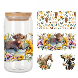 Vinilo Adhesivo Ecológico Lavable con Diseño de Animales de Granja (Cerdos y Gallinas) para Vidrio y Goma, Envío en 48H - Product Image 1