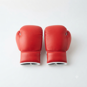 Guantes de Boxeo de Cuero Vacuno Rojo 2026 con Cordones Blancos, Equipo de Entrenamiento y Sparring Duradero para Todas las Estaciones, Guantes de Boxeo Ligeros - Product Image 2