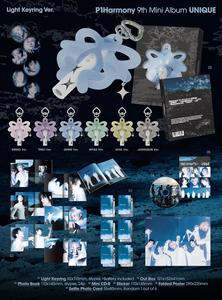 P1HARMONY - [ UNIQUE ] 9TH MINI (LIGHT KEYRING Ver.) อัลบั้มเคป๊อปขายดีที่สุดในเกาหลี - Product Image 5