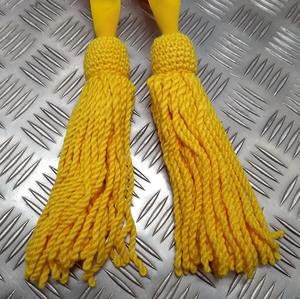 Ceinture de taille uniforme en gros, couleur personnalisée, avec pompons, faite à la main, haute qualité, OEM - Product Image 5
