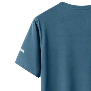 Camiseta Deportiva Transpirable para Hombre, de Secado Rápido, Ligera, para Entrenamiento, Running, Gimnasio, Cuello Redondo, Manga Corta, Ropa Deportiva Activa, 220g - Product Image 5