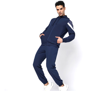 Mejor Proveedor, Nueva Llegada, Conjunto Deportivo Ligero para Hombre, Sudadera con Cierre y Pantalones Deportivos Ajustados para Deportes y Entrenamiento - Product Image 1