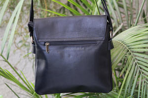 Sacs à main en cuir noir pour femmes, sac à bandoulière fait à la main - Product Image 5