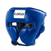 Ensemble d'équipement de boxe et d'entraînement Sanda personnalisé en gros : Gants, protège-tête, protège-grenaille, protège-pénis en cuir MS-MZ-CBS-11