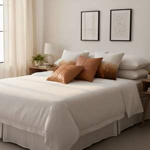 Ensemble de 5 housses de coussin modernes en terre cuite texturée SOGA Luxury, dégradé de fausse fourrure, pour la décoration de la maison, coussins de siège et oreillers - Product Image 5