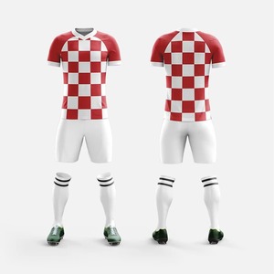 ชุดยูนิฟอร์มฟุตบอล 10 อันดับแรก ปี 2026 ชุดเสื้อและกางเกงขาสั้นแบบกำหนดเองได้ ขายส่งชุดกีฬา ระบายอากาศได้ดี แห้งเร็ว 100% - Product Image 1