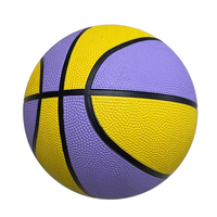 Ballon de basketball en caoutchouc PU avec logo personnalisé, haute qualité, couleurs personnalisables, tailles variées, service OEM, durable, écologique, léger, officiel