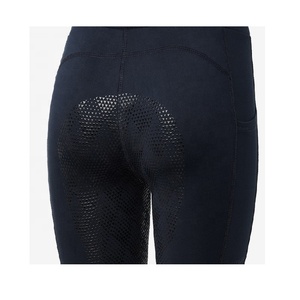 Pantalones de Montar de Cintura Alta en Azul Marino Oscuro, Personalizados, de Alta Calidad, Cómodos, de Mezclilla de Algodón, con Logotipo Personalizado - Product Image 1