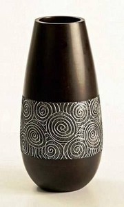 Nordic Modern Ornate Luxury black iron Vase New Popular Wholesale Tabletop Metal Flowers Home Ornament for <b>Wedding</b> Occasions - Product Image 1