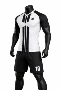 Conjunto de Uniforme de Fútbol Personalizado, Camiseta y Pantalones Cortos para Hombre, Transpirable, de Secado Rápido, Equipación de Equipo OEM ODM, Ropa para Entrenamiento y Partido - Product Image 3