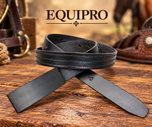Equipro Vintage Casual Genuine Leather Belt Herringbone Pattern Silver <b>Square</b> Pin Breathable Cow Hide 3.5cm Width <b>Adjustable</b> - Product Image 2