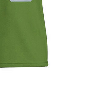 Custom Green American Football Jersey V-Neck Short Sleeve Sublimated Print Front Team <b>Name</b> Number Moisture Wicking Breathable - Product Image 4