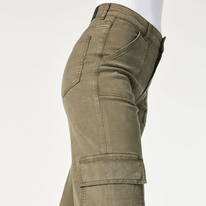 Pantalones Deportivos Cargo Transpirables para Mujer con Logotipo Personalizado, Talla Grande, Cintura Alta, Corte Regular, Cierre con Cordón - Product Image 5