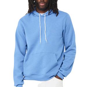 BELLA + CANVAS UNISEX SPONGE FLEECE PULLOVER HOODIE en blanco 100% algodón peso pesado personalizado impreso Logo Unisex Sudadera con capucha - Product Image 1