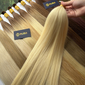 ผมต่อเวียดนามแท้ Rusa Hanoi แบบเส้นใหญ่  ถักด้วยเครื่องจักร  แบบ Double Weft  ซุปเปอร์ดับเบิ้ลดรอน น้ำหนัก 100 กรัม  สไตล์ 1  ทุกสี - Product Image 3