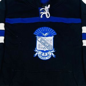 Sudadera con Capucha Negra Phi Beta Sigma para Hombre, Ajuste Cómodo, Tela Premium, Ropa de Fraternidad Griega, Ropa Deportiva Informal - Product Image 5