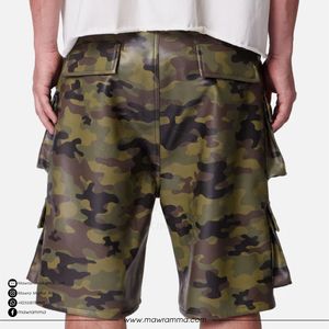 Pantalones Cortos Cargo Casuales para Hombre 2026, Multibolsillos, 100% Algodón, Estilo Táctico, Streetwear, Hip Hop - Product Image 5