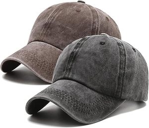 Casquettes unisexes tendance en tissu de haute qualité, effet délavé vintage, confortables pour l'été, à prix abordable avec faible MOQ - Product Image 1