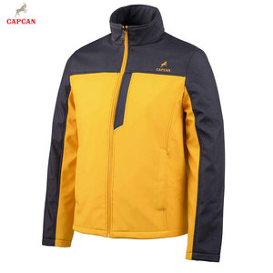 Veste softshell pour homme à prix avantageux, best-seller, respirante, écologique, légère, fermeture éclair sur le devant, logo, veste d'hiver - Product Image 3