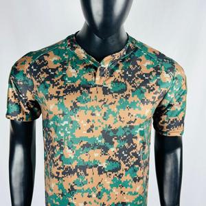 T-shirt tactique personnalisé à motif camouflage pour homme, manches courtes, poche Velcro sur les manches, tissu respirant et écologique - Product Image 2