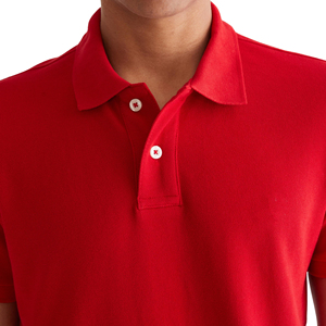 Polos de Hombre de Primera Calidad con Logotipo Personalizado Bordado, Diseño Sólido, Manga Corta, Polos Lisos Personalizados al por Mayor - Product Image 2
