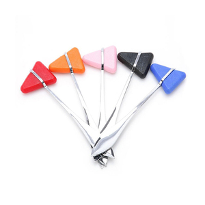 Marteau réflexe en acier inoxydable avec poignée colorée, outil de diagnostic neurologique par percussion, kit médical durable, CE ISO13485, ORL, USI - Product Image 3