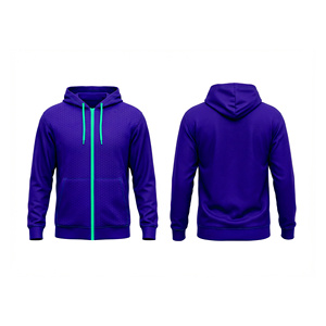 Sudadera con Capucha Personalizada de Alta Calidad, Mezcla de Algodón y Felpa, Pedido al por Mayor OEM para Hombres, Mujeres y Jóvenes, Chaqueta Deportiva con Capucha para Entrenamiento - Product Image 6