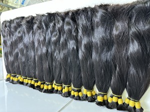 Meilleur choix os droit en vrac cheveux 100% vietnamien cheveux humains soyeux pas emmêlé vague bouclés meilleure qualité grand Stock en gros - Product Image 5