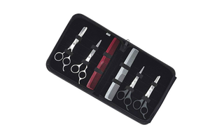 Kit Profesional de Instrumentos para el Cuidado del Cabello, Tijeras de Cerámica Afiladas con Mango Recto para Diestros, para Cortar y Peinar el Cabello - Product Image 2