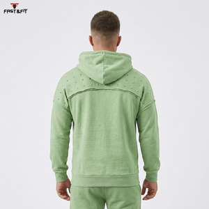 Sudadera con Capucha de Algodón 100% para Hombre, Unisex, de Alta Calidad, con Pedrería, Estilo Deportivo, para Invierno, la Mejor Oferta 2026 - Product Image 4