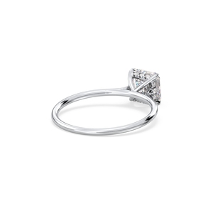 Anillo de Moissanita Chapado en Oro Blanco de 14K y Plata de Ley 925 REYES, Precio al por Mayor, Certificado GRA, Joyería Fina para Bodas - Product Image 4