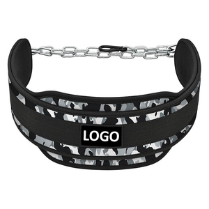 Reasonable Price Weightlifting Dipping <b>Belt</b> With Steel <b>Chain</b> Nylon Gym Fitness Exercise Weighted <b>Belt</b> Pull up Dip <b>Belt</b> - Product Image 1