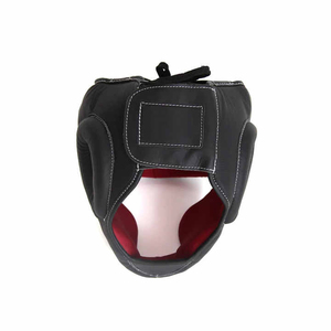 2026 New design Of Boxing <b>Head</b> Guard PU Leather Unisex Adult Protective Solid Color Sports <b>Style</b> for Judo Boxing Kickboxing MMA - Product Image 2
