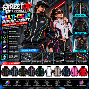 Veste réfléchissante imperméable pour homme, coupe-vent réactif à l'eau, veste thermochromique à changement de couleur, imperméable pour homme - Product Image 3