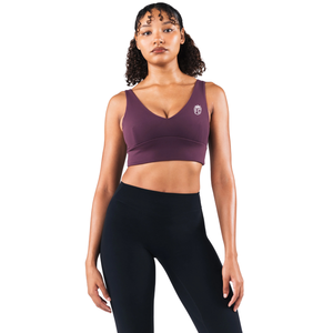 เสื้อชั้นในกีฬาไร้ตะเข็บสำหรับผู้หญิง คัพ C D ทรงวีลึก รองรับสูง เหมาะสำหรับโยคะ ฟิตเนส ออกกำลังกาย ยืดหยุ่น กระชับรูปร่าง สวมใส่สบาย เสื้อออกกำลังกาย - Product Image 1