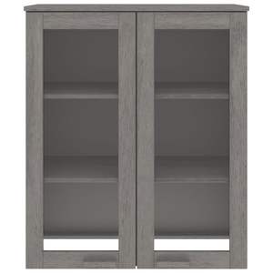 HAMAR - Tapa de Madera Maciza de Pino Gris Claro para Mueble Alto de 33.5"x13.8"x39.4" para Exhibición y Vitrinas - Product Image 3