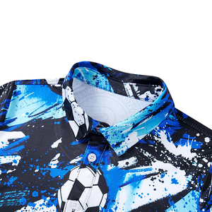 เสื้อโปโลกอล์ฟเยาวชนแบบซับลิเมชั่น เสื้อทีมสั่งทำพิเศษ แขนสั้น ระบายอากาศได้ดี เสื้อกีฬาประสิทธิภาพสูง - Product Image 3