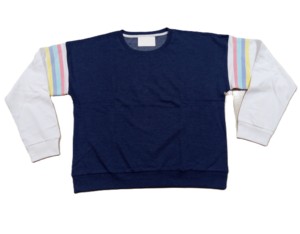 Sweat-shirt décontracté à manches longues en coton 100% lourd, imprimé et lavé, personnalisé - Product Image 6