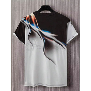 Camiseta de sublimación de gran venta, último diseño, transpirable, de manga corta para verano, la más vendida - Product Image 3