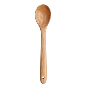 Fourchettes à salade en bois naturel écologiques, couverts réutilisables en bois pour desserts, ensemble de couverts pour restaurant et hôtel - Product Image 5