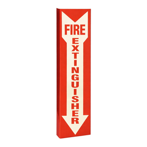Panneau d'avertissement pour extincteur Brady - Panneau de signalisation en PVC pour la sécurité des usines, laboratoires et bureaux - Product Image 2