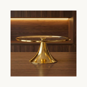 Support à gâteau en métal au design élégant et personnalisé pour mariage, dessert, pâtisserie, présentation en boulangerie, service sur table, événement - Product Image 5