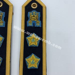 Insignias de Hombro Bordadas Premium Personalizadas para Oficiales de Aduana de Royal Brunei Air, Grado General Mayor - Product Image 6