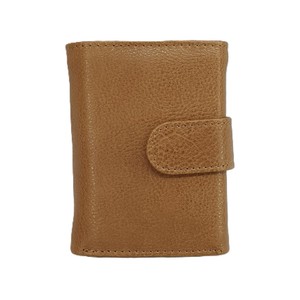 Factory Direct Wholesale Custom Card Holder <b>Metal</b> Push Button Coin Zipper <b>Wallet</b> Mans Purse Tri Fold India RFID Vintage Daily - Product Image 4