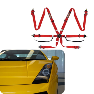 เข็มขัดนิรภัยสำหรับรถแข่ง TBRACING Sport Plus ได้รับการรับรองจาก FIA พร้อมหัวเข็มขัดล็อคแบบอลูมิเนียม ขายส่งแบบ OEM ODM - Product Image 1