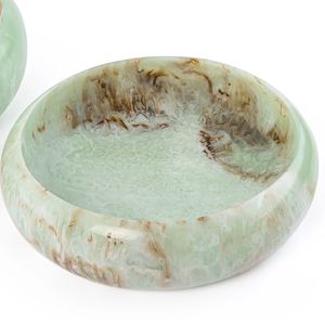 ผลิตภัณฑ์เรซิ่นยอดนิยม ภาชนะใส่อาหารบนโต๊ะอาหาร ของใช้ในครัว ของใช้ในงานเลี้ยง สไตล์อเมริกัน ทนทาน เป็นมิตรกับสิ่งแวดล้อม ชามผลไม้ วินเทจ สำหรับเสิร์ฟ - Product Image 1