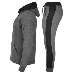 Survêtement polaire à capuche intégral pour homme - Séchage rapide, respirant, en coton, vêtements de sport avec options personnalisables - Product Image 6
